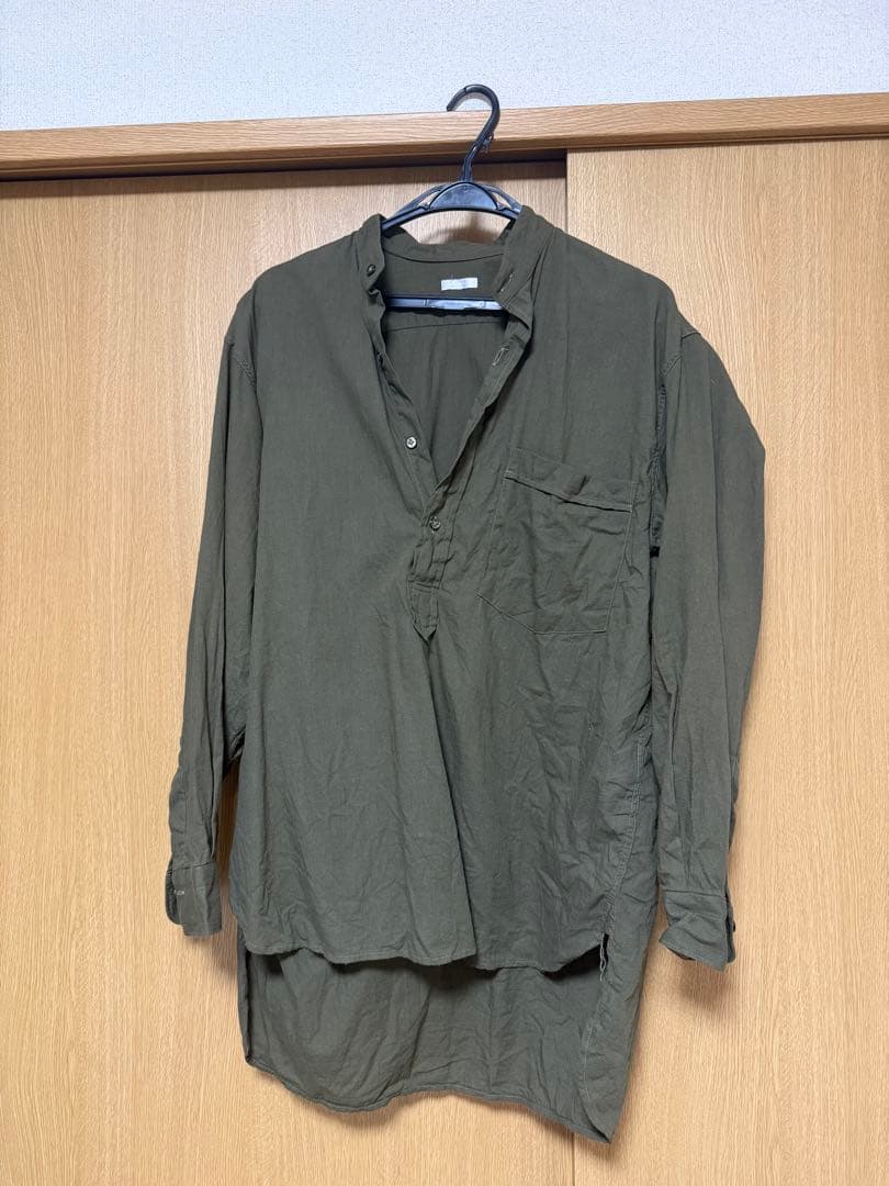 【新品】COMOLI ベタシャン プルオーバーシャツ / サイズ 1