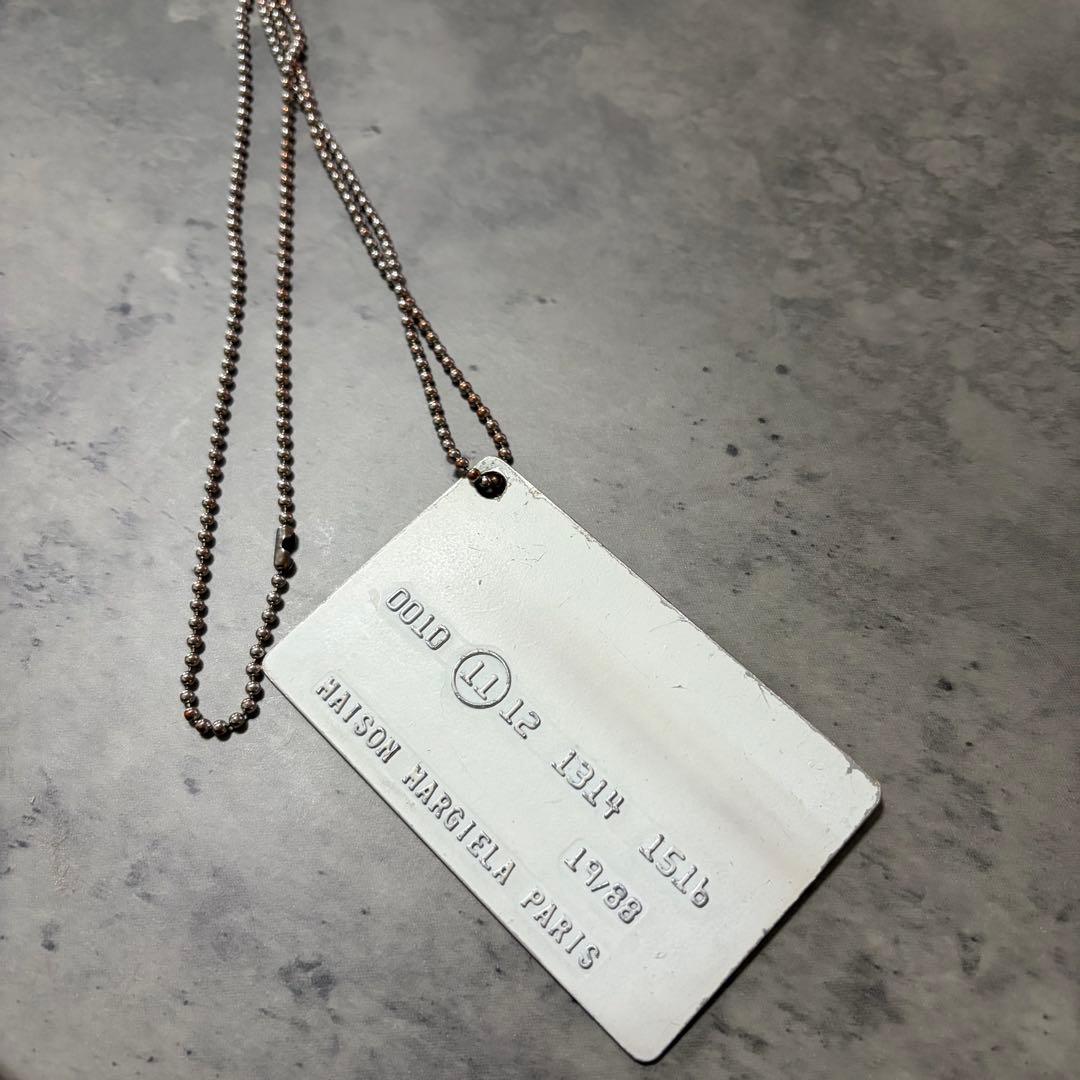 Maison Margiela クレジットカードネックレス silver925