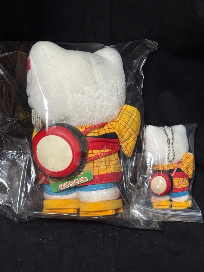 ご当地 ハローキティ 伊豆の踊り子 2000年代 ぬいぐるみ 2点セット ご当地キティ ハローキティ伊豆の踊り子バージョン 根付けストラップ