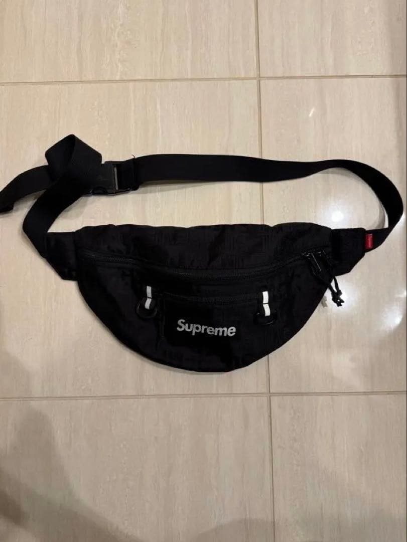 正規品Supreme 2019ss ボディバッグ ウエストバッグ NY購入品 黒