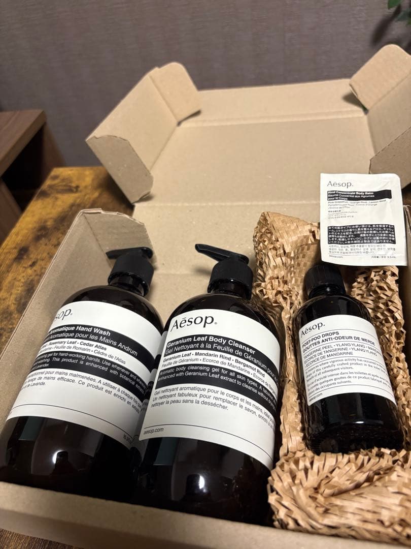 新品本体未開封　Aesop ハンドソープ　ボディソープ　トイレ用ドロップス