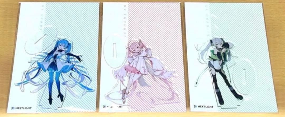 初音ミク アクリルスタンド NEXTLIGHT 3個セット 初音ミク アクリルスタンド NEXTLIGHT 3個セット 初音ミク V3 アクリル