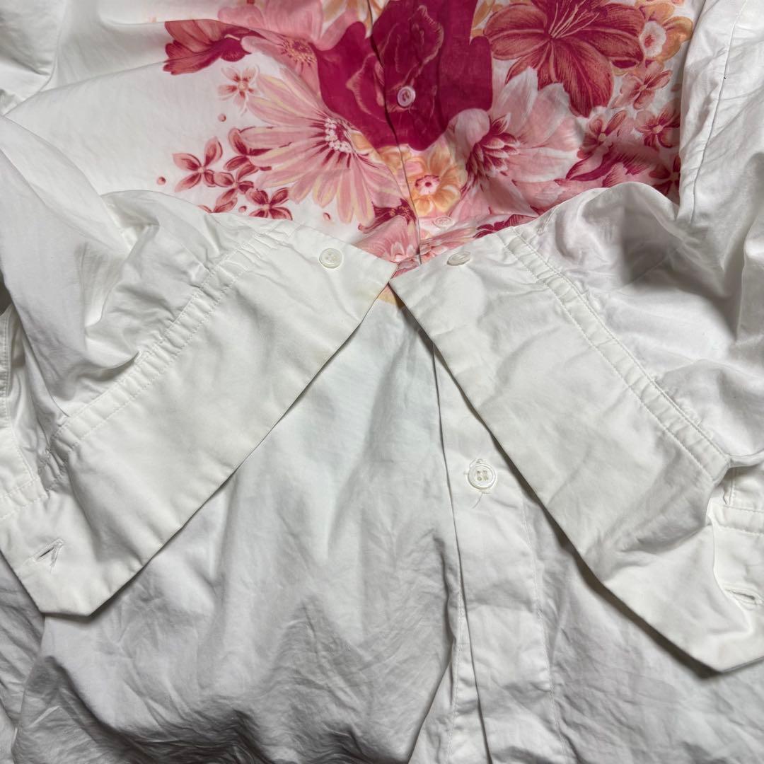 Yohji Yamamoto ヨウジヤマモト 花柄シャツ サイズ4 古着 - メルカリ