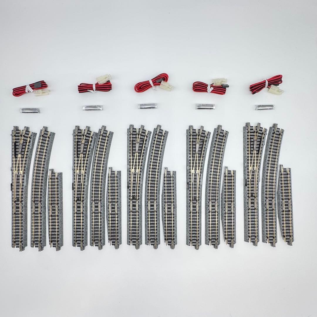 KATO ユニトラック 電動ポイント4番 右 20-221 ５本 Amazon | KATO Nゲージ 電動ポイント4番 左 20-220 鉄道模型用品