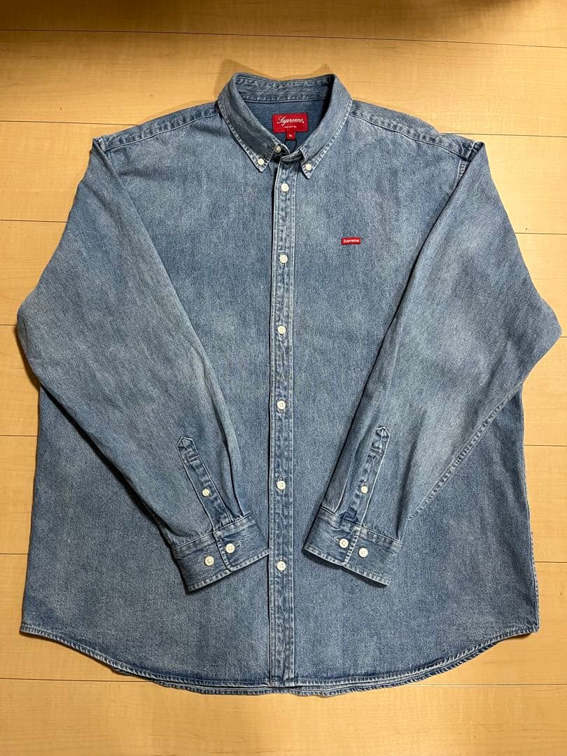 Supreme Small Box Shirtデニム XL