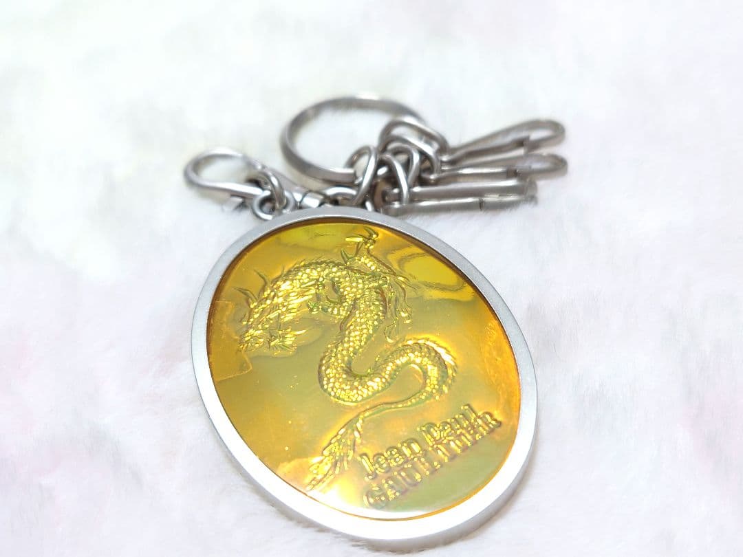 ジャンポールゴルチエ ドラゴン 龍 プレート キーリング キーホルダー 新品