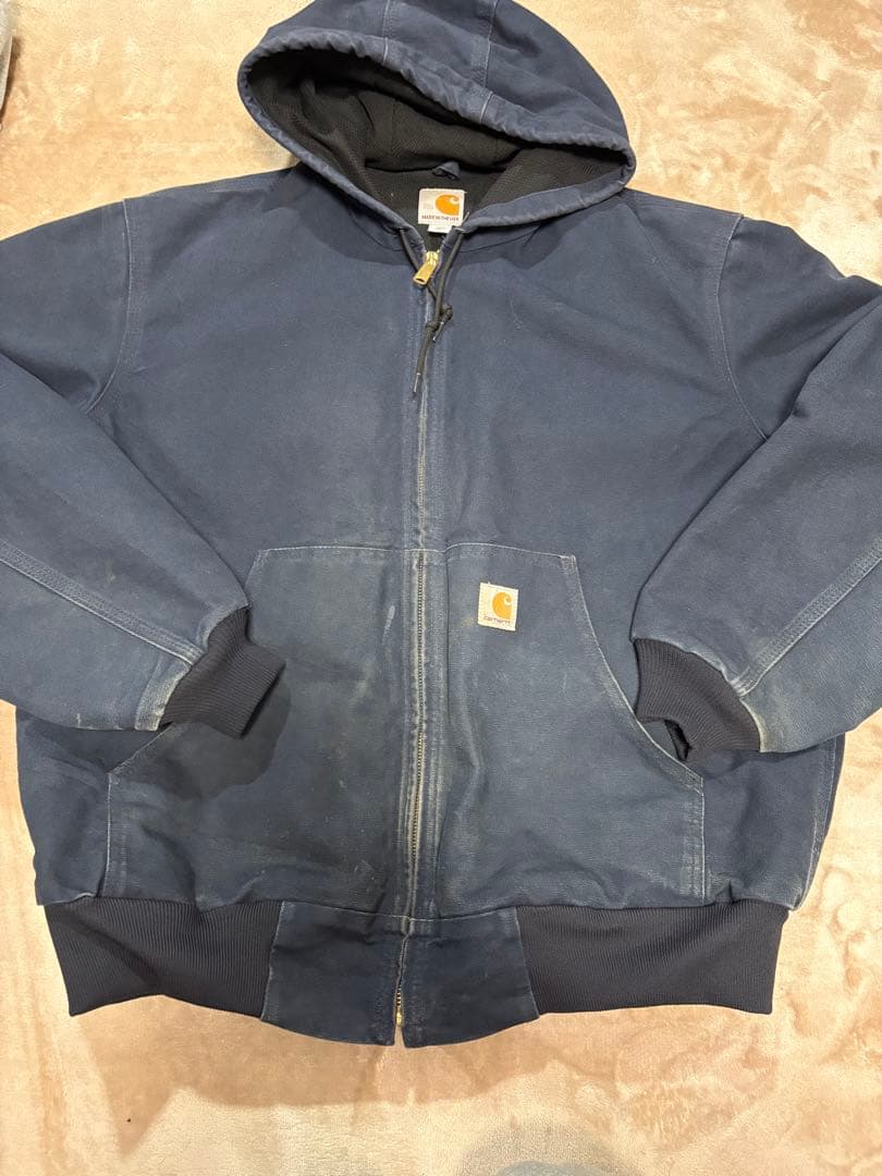 Carhartt フード付きジャケット L ネイビー