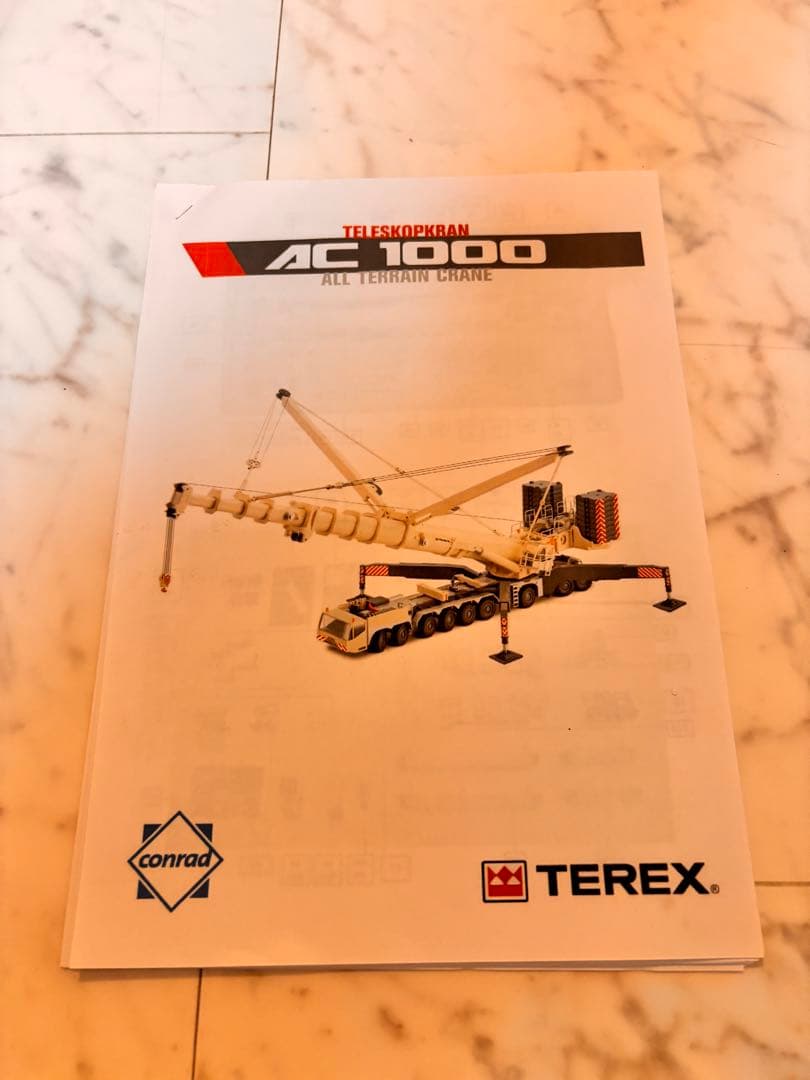 TEREX AC 1000 クレーン模型 1/50スケール