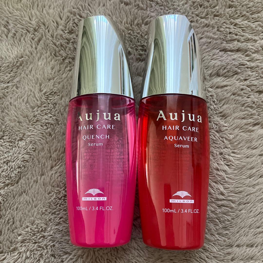 Aujua ヘアケア セラム 2本セットとシャンプーセット　のん