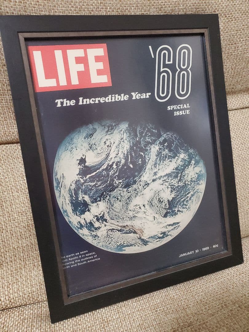 LIFE雑誌 1969年特別号 アポロ8号 地球の出