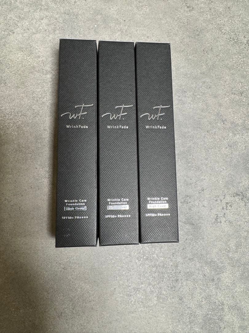 WrinkFade 薬用リンクルケアファンデーション 3本セット