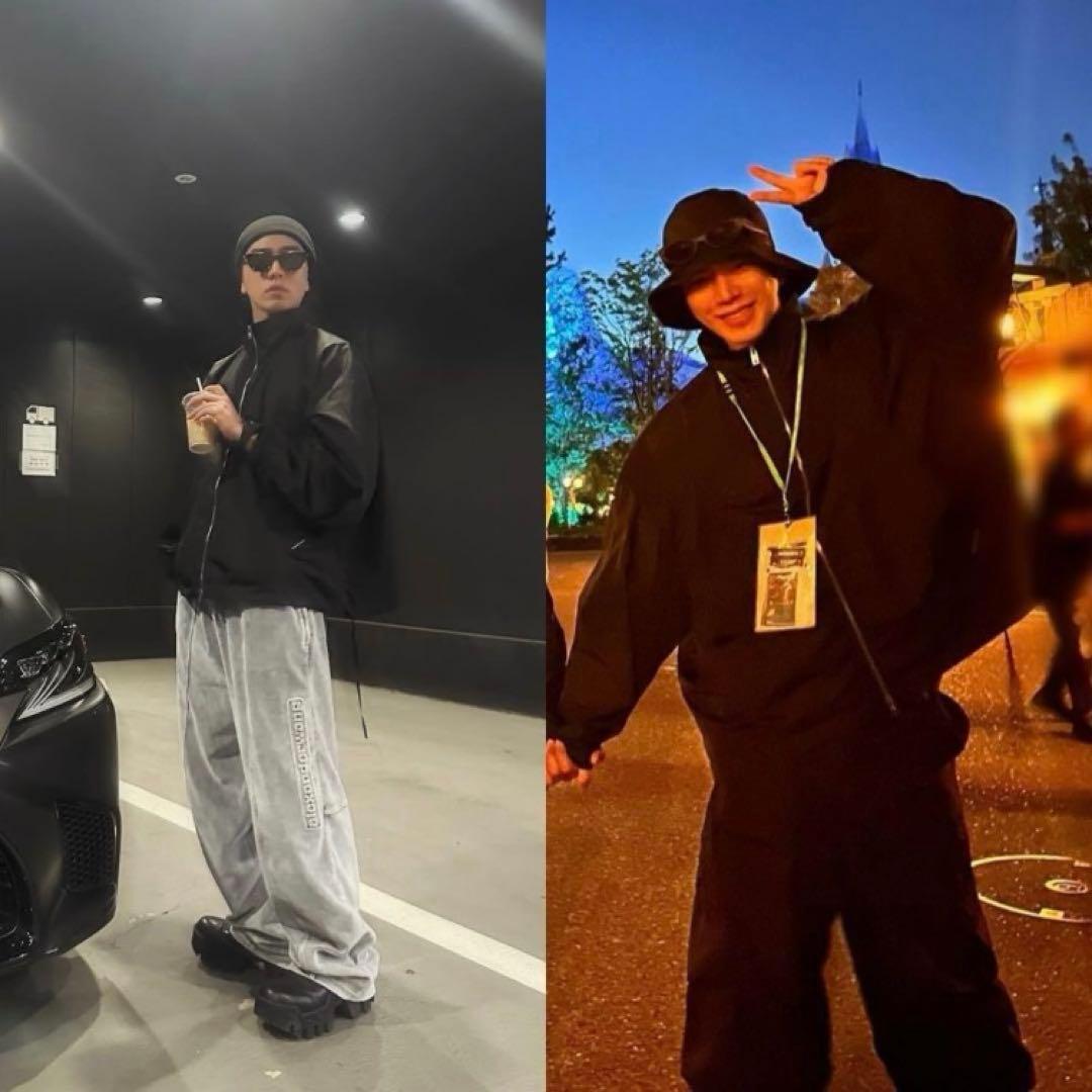 美品 alexander wang 黒 ナイロンジャケット