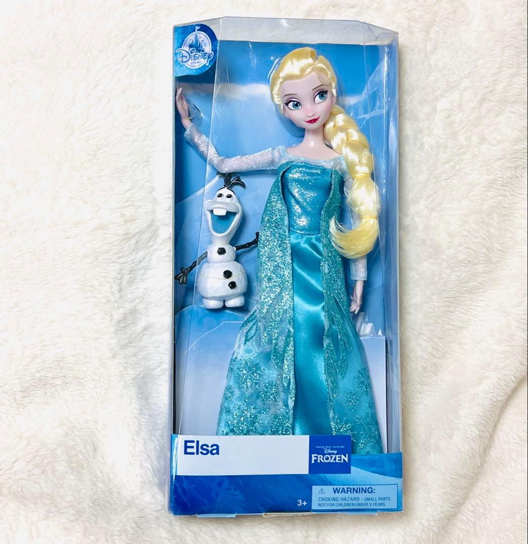 アナと雪の女王 エルサ クラシックドール ディズニーストア オラフ