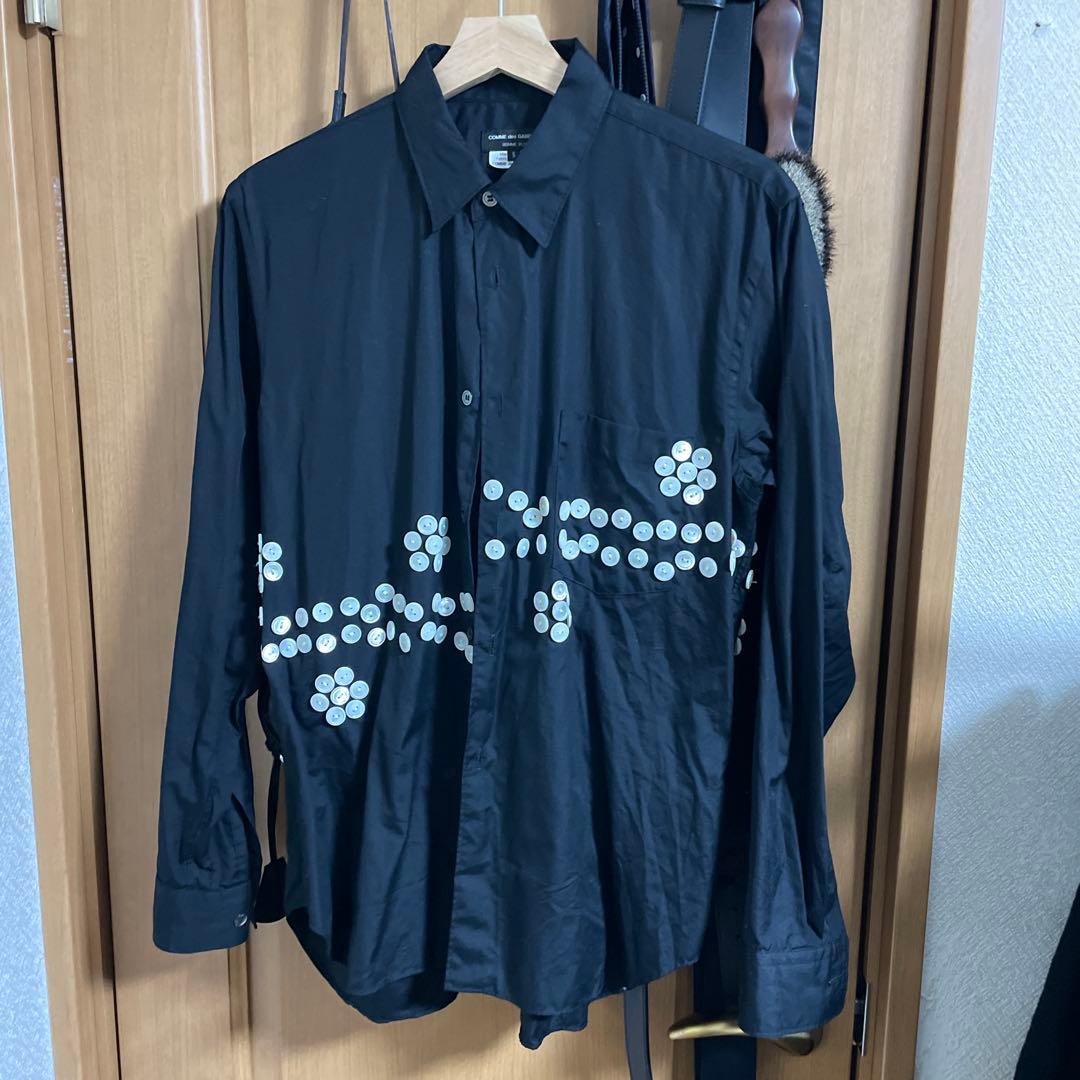 COMME des GARCONS homme plus ボタン装飾 シャツ