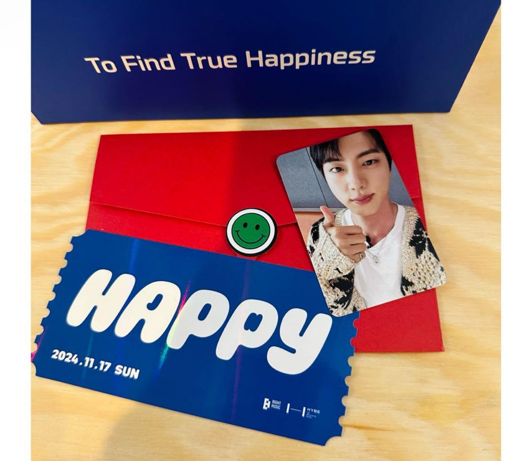 BTS ジン Happy スペシャルステージ 特典 JIN トレカ チケット