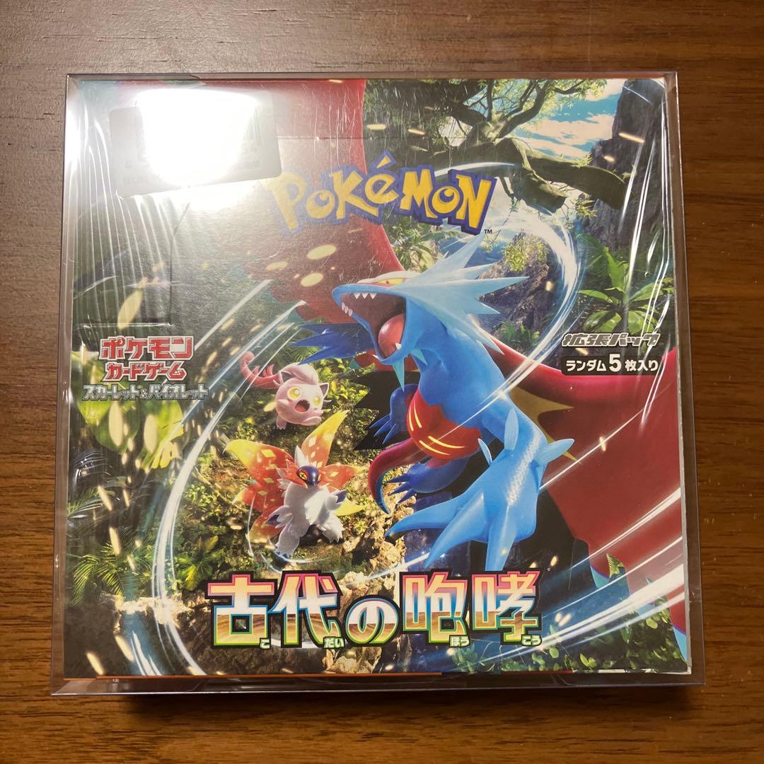 新品未開封 シュリンク付き】ポケモンカード 古代の咆哮1BOX - メルカリ