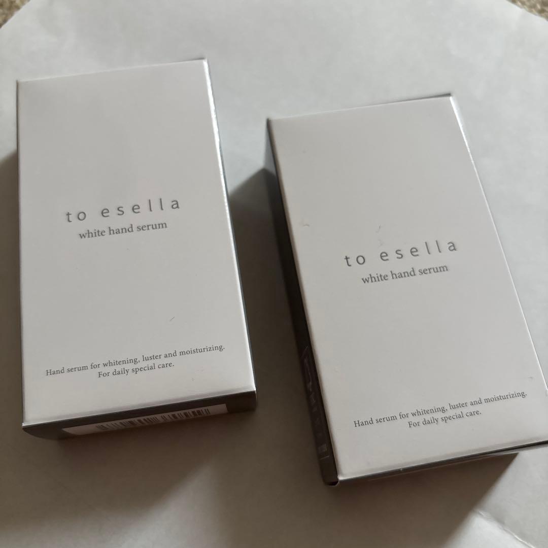 to esella white hand serum 2個セット 2個セット 】 ホワイトハンドセラム 20ml to esella ハンドセラム