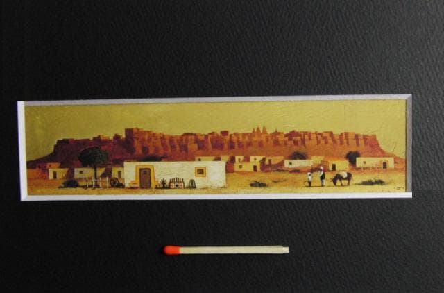 山本明比古、『ジャイサルメールの午後』、希少な画集より