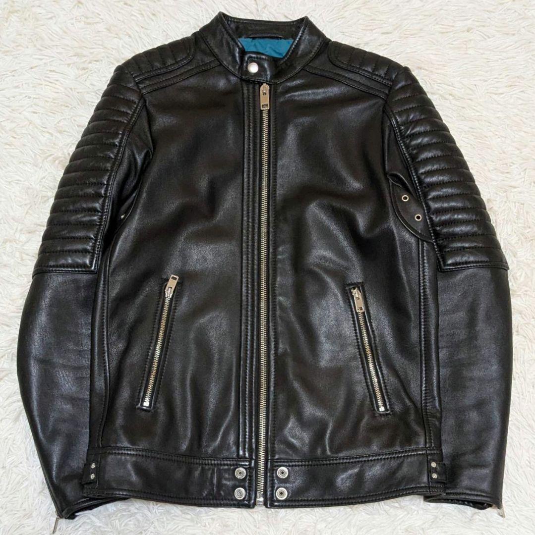✨美品✨ DIESEL L-SHIRO JACKET 羊革 ライダースジャケット