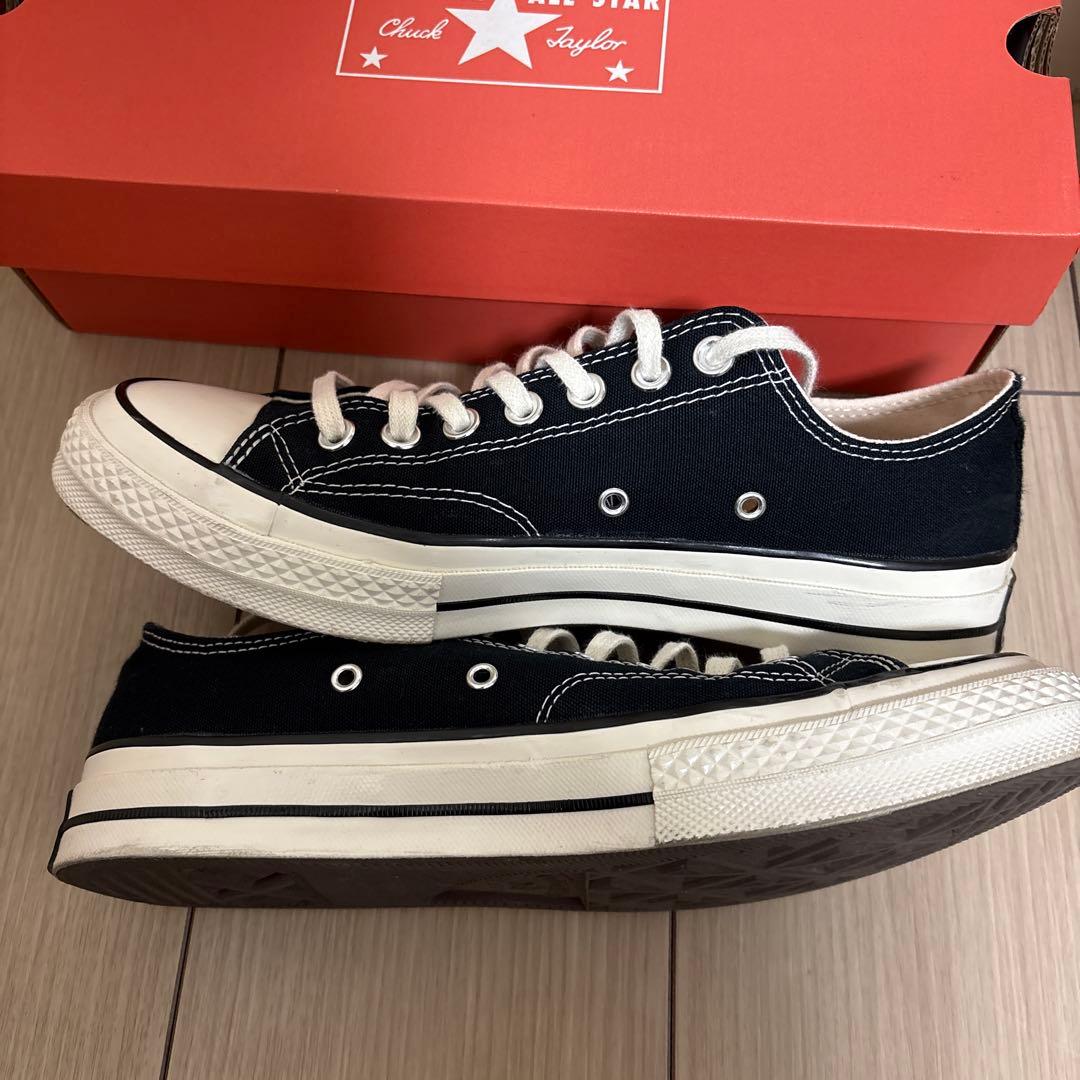 converse CT70 ブラック　ローカット　27.0cm ブラック　中古品