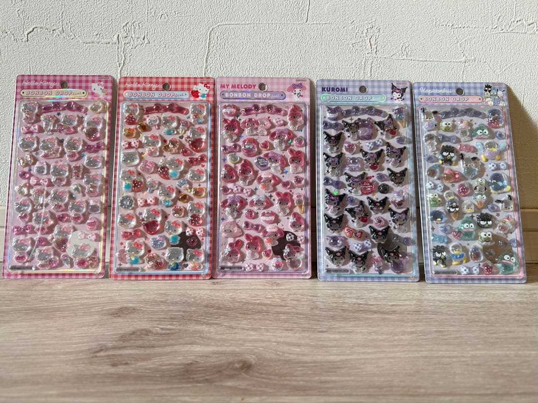 ボンボンドロップシール　サンリオ第二弾　正規品　5枚セット 楽天市場】サンリオキャラクターズ ボンボンドロップシール 8柄 [M便 1