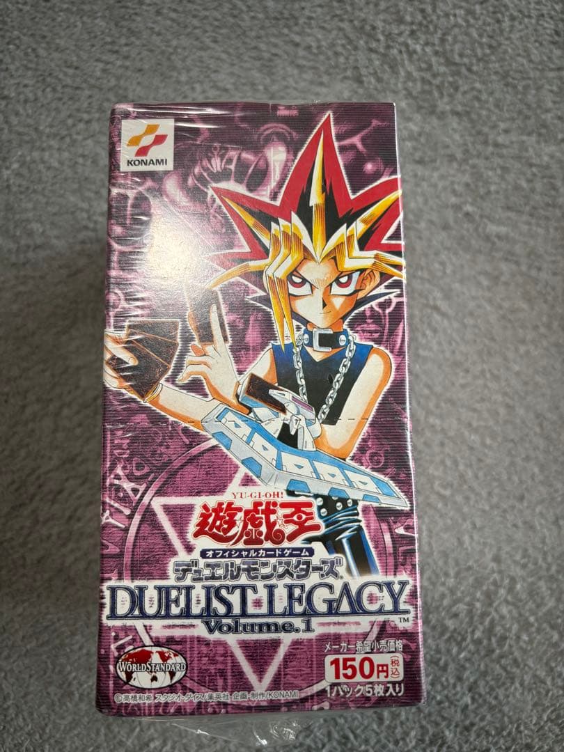 遊戯王　DUELIST LEGACY vol1 未開封BOX シュリンク付 2026年最新】遊戯王 duelist legacy volume.1の人気アイテム - メルカリ