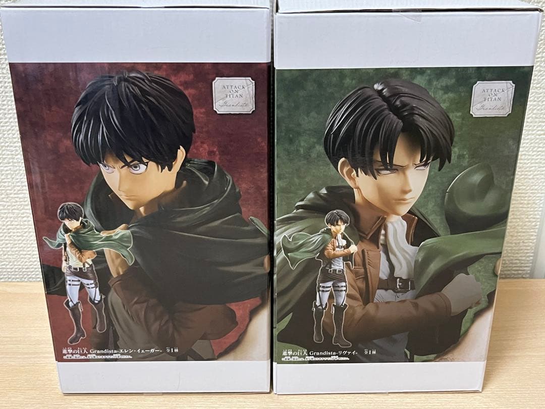 進撃の巨人 エレン リヴァイ グランディスタ フィギュア - メルカリ
