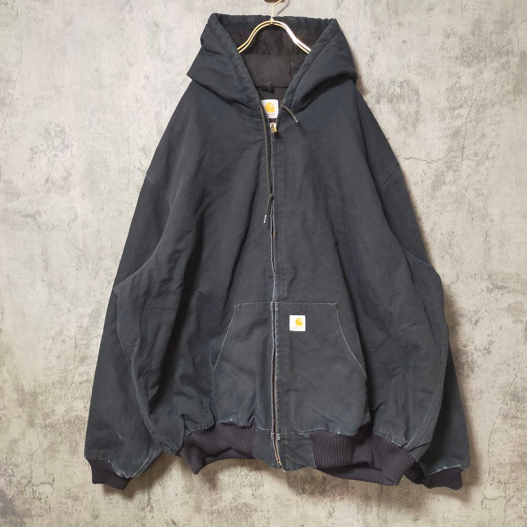 【古着】(2XL) Carhartt カーハート アクティブジャケット 黒