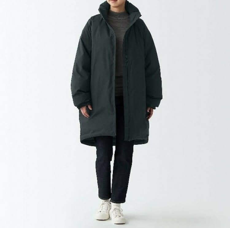 無印良品 水を弾くスタンドカラーダウンコート - メルカリ