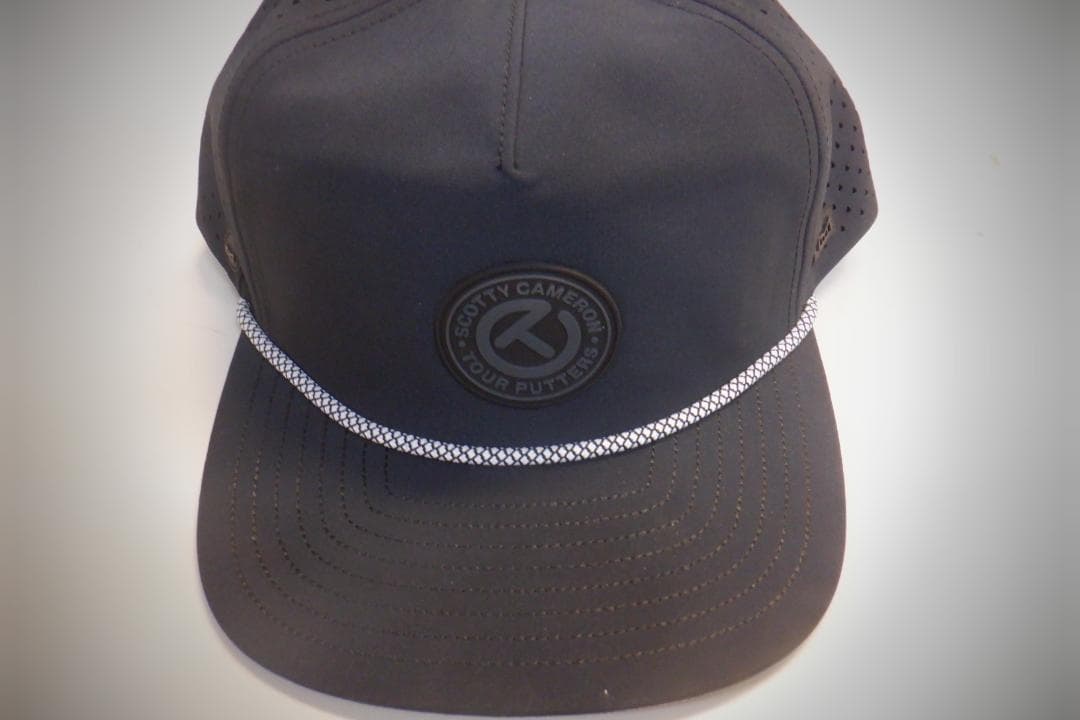 値下げ　Scotty Cameron スコッティキャメロン 激レア ロープハット SALE】クラシック キャメロン ロゴ パッチ ロープ キャップ - ネイビー