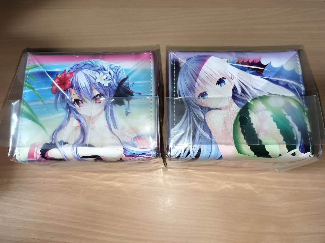 空門蒼　鳴瀬しろはデッキケース 2個セット デッキケース】合皮製デッキケースW Summer Pockets REFLECTION BLUE