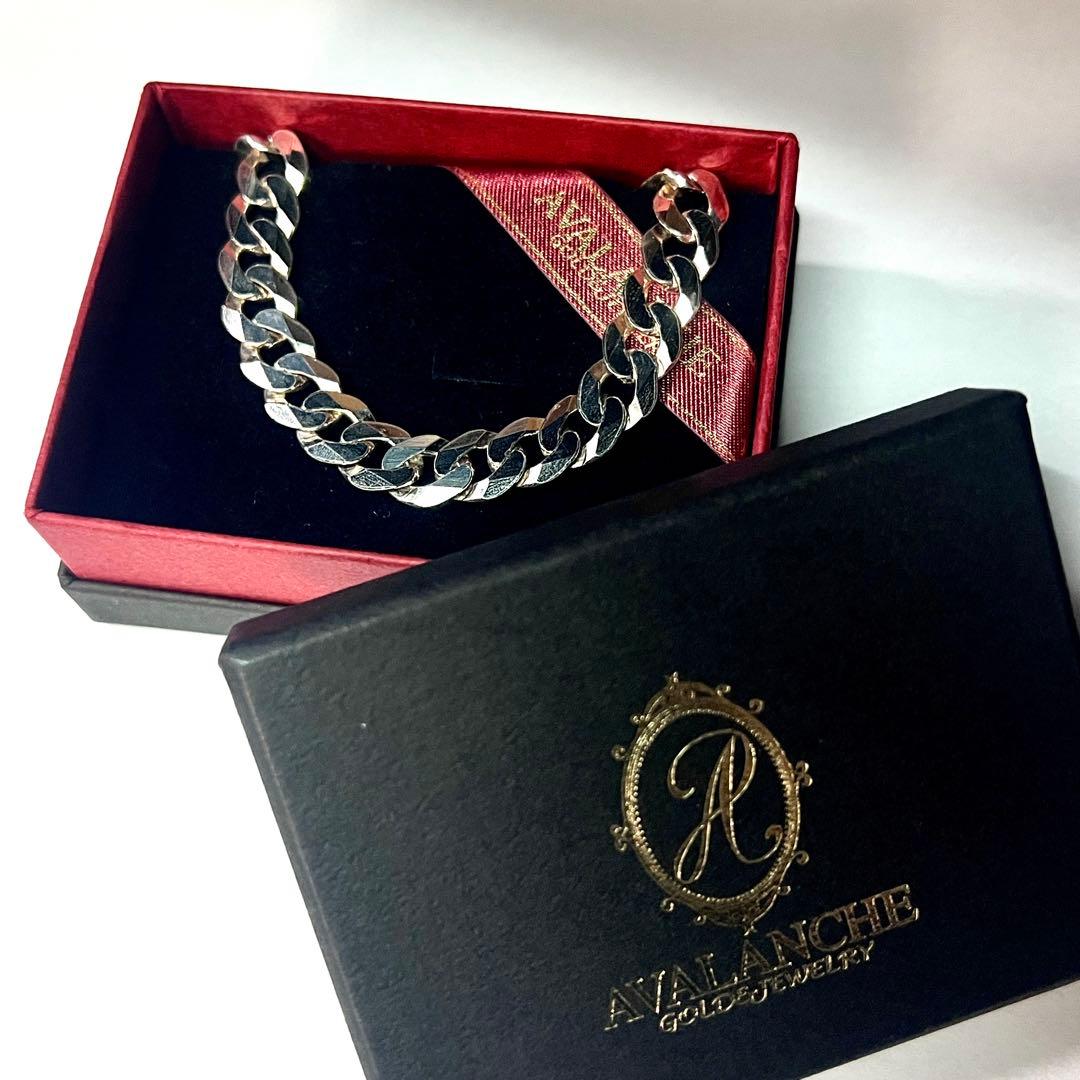 シルバー925 チェーンブレスレット 超美品 約20cm AVALANCHE Binich（ビニッチ） ブレスレット メンズ シルバー925 チェーン