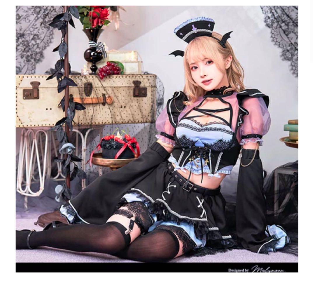 マリームーン malymoon ゴシカルクールミントサキュバスドレス