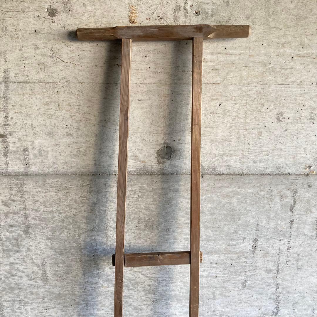 除草機 鍬 田んぼ 木製 鉄 大型 シャビー ガーデニング 農具 古民具