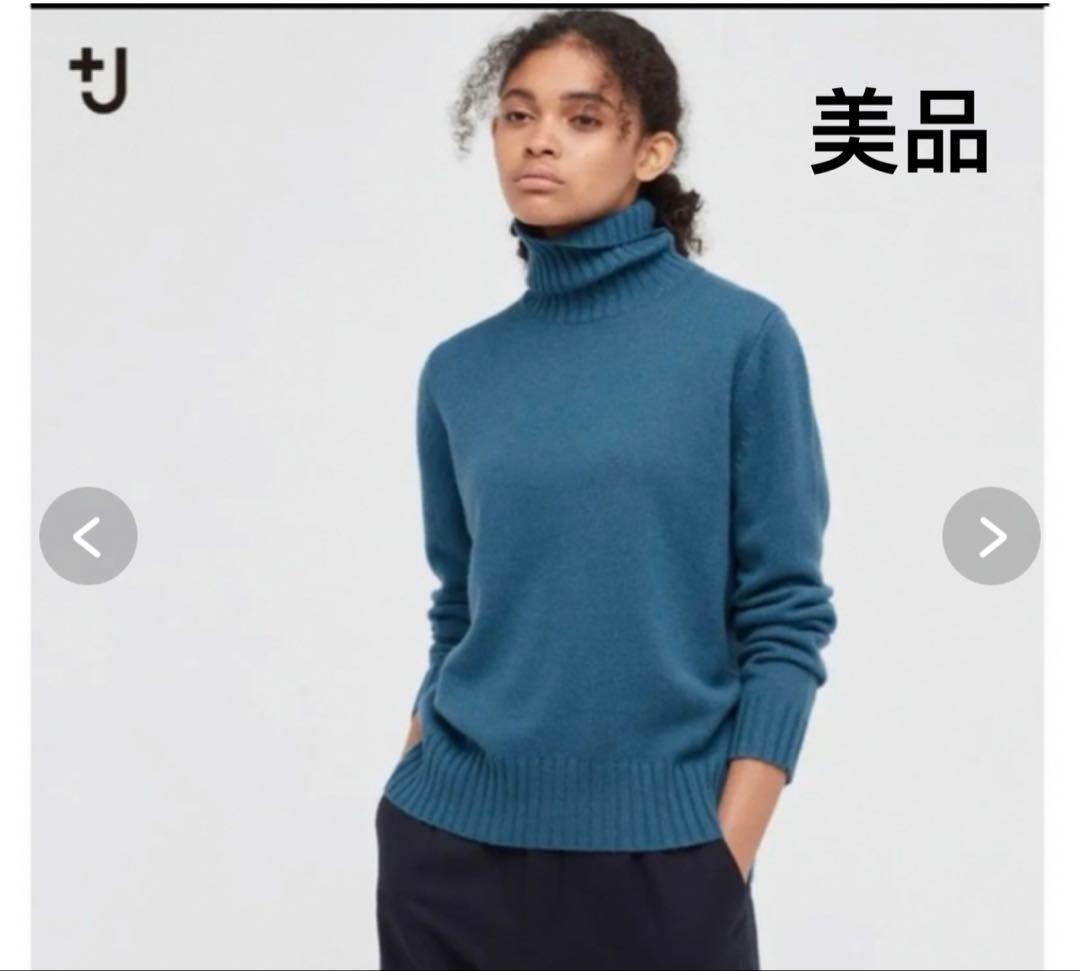 ユニクロ ＋J ミドルゲージカシミヤブレンドタートルネックセーター