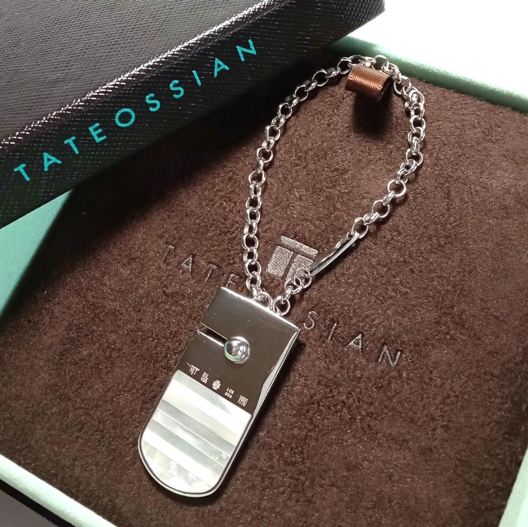 tab46 新品 タテオシアン チャーム シルバー925×白蝶貝チェーン シェル tab46 新品 タテオシアン チャーム シルバー925×白蝶貝チェーン シェル