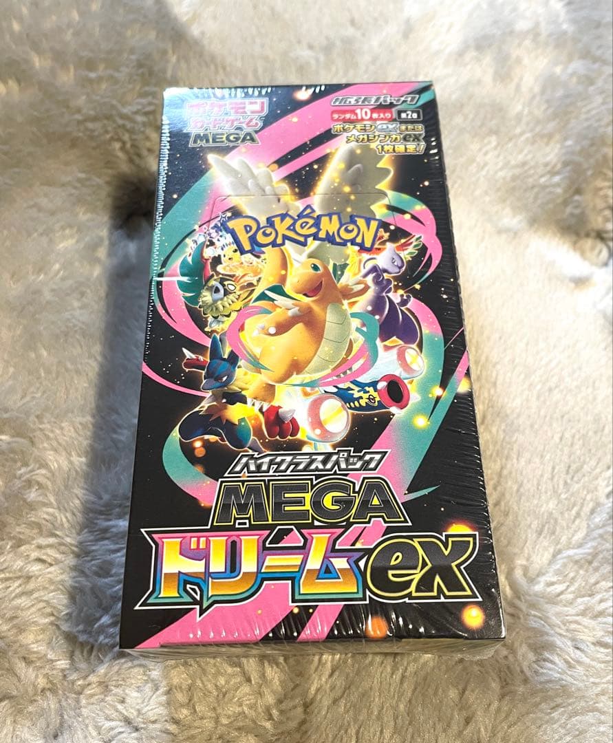 ポケモンカードゲーム MEGA ドリームex1BOX 新品未開封品シュリンク付き