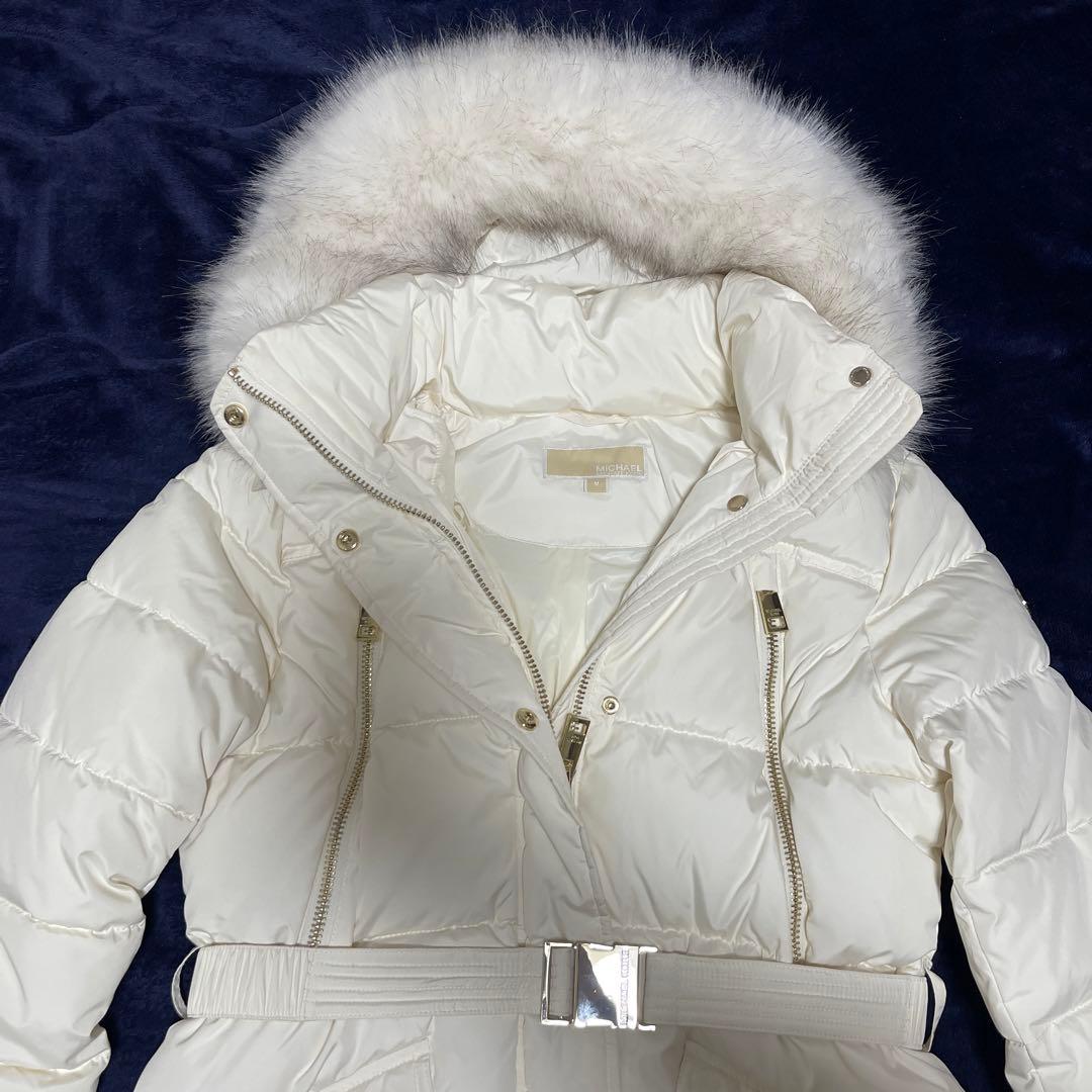 MICHAEL KORS ジャンパー ダウンジャケット ホワイト - メルカリ