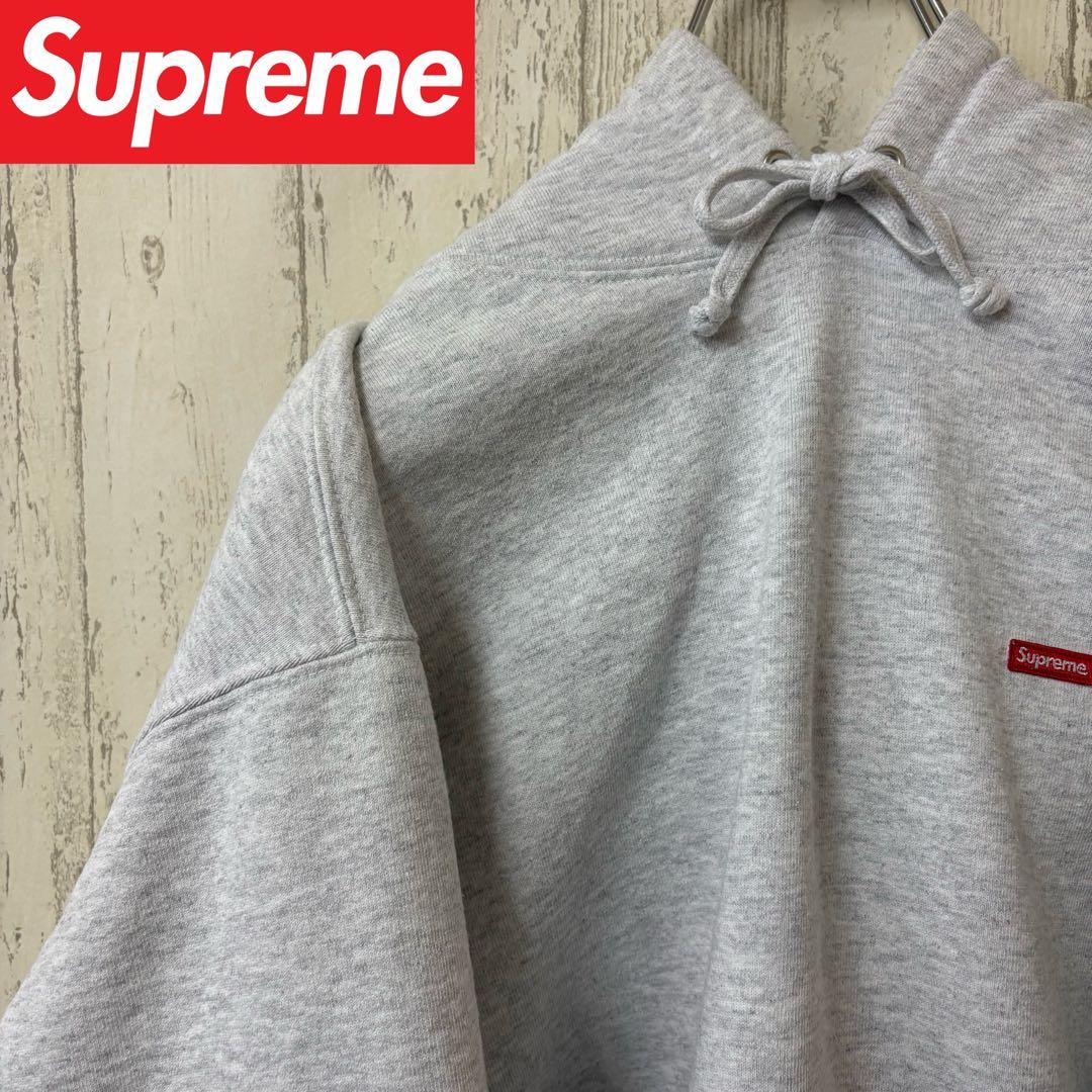 【激レア】SUPREME シュプリーム　パーカー　ボックスロゴ　刺繍　スウェット