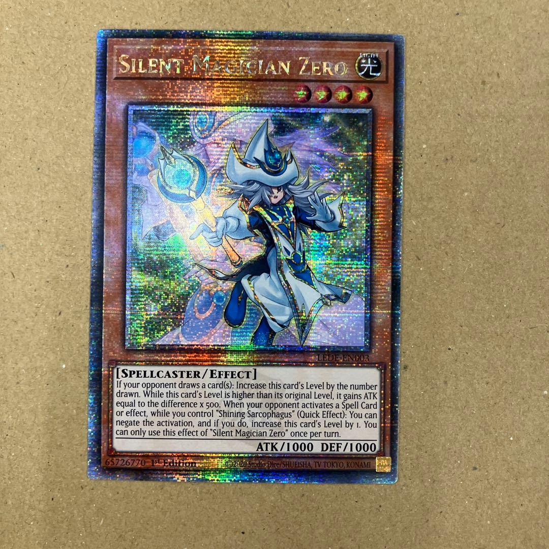 遊戯王 英語版 EU サイレント・マジシャン ゼロ 25TH シークレットレア