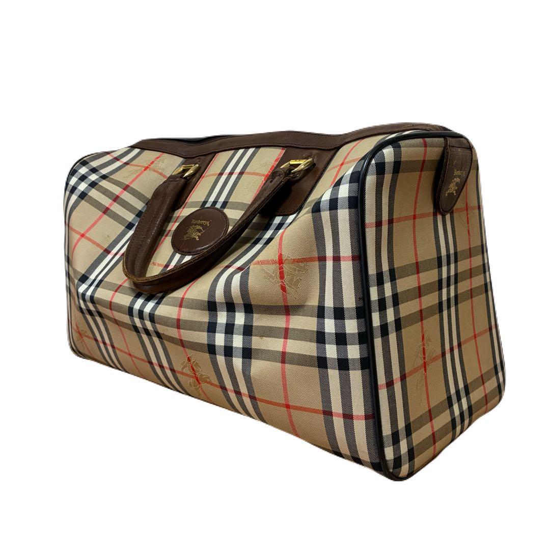 Burberry’s ノバチェック ボストンバッグ 英国製 ビンテージ Vintage Burberrys Boston Bag Nova Check / ヴィンテージ バーバリー