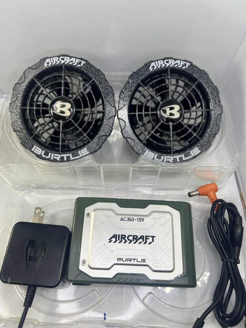 バートル　エアークラフト19vセット　空調服専用　アーバンブラック