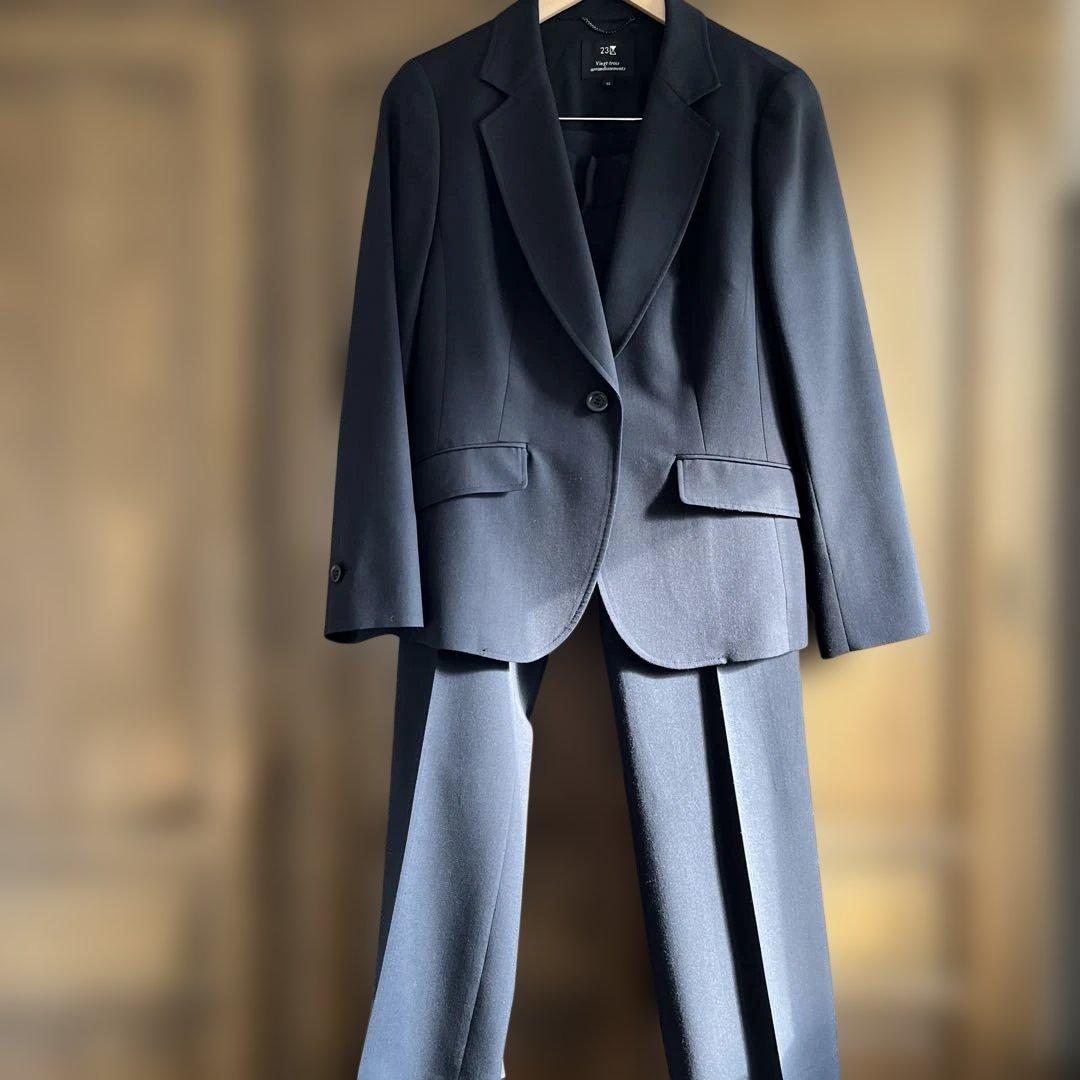 23区　ダークブルー ビジネスパンツスーツ 44