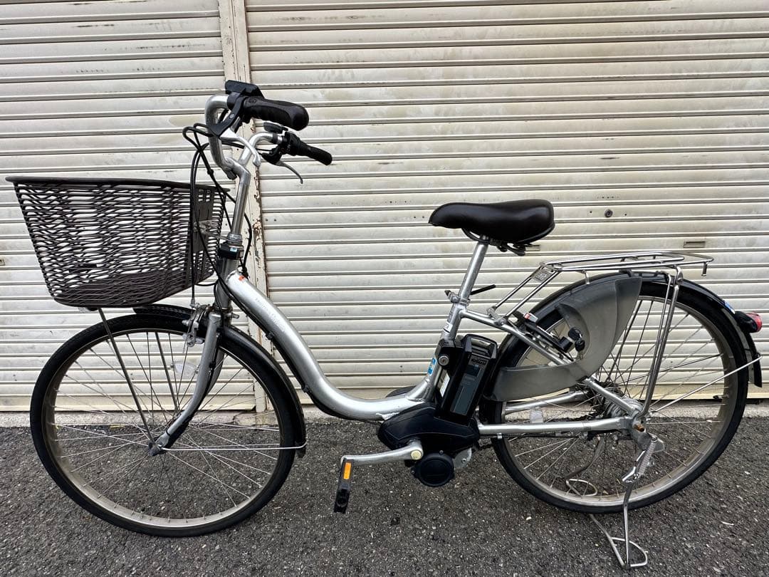 【大阪府内送料無料】YAMAHA PAS Natura電動アシスト自転車 電動アシスト自転車 PAS With 26インチ マットナチュラルブラウン