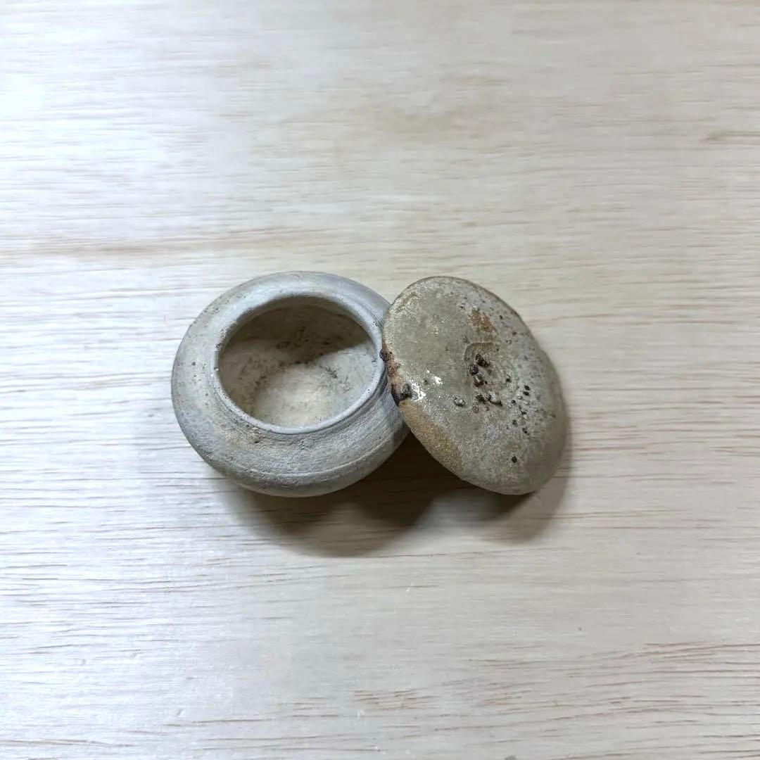 古瀬戸 小壷 蓋物 鎌倉時代 山茶碗 古美術 骨董 古常滑 古信楽 古美濃