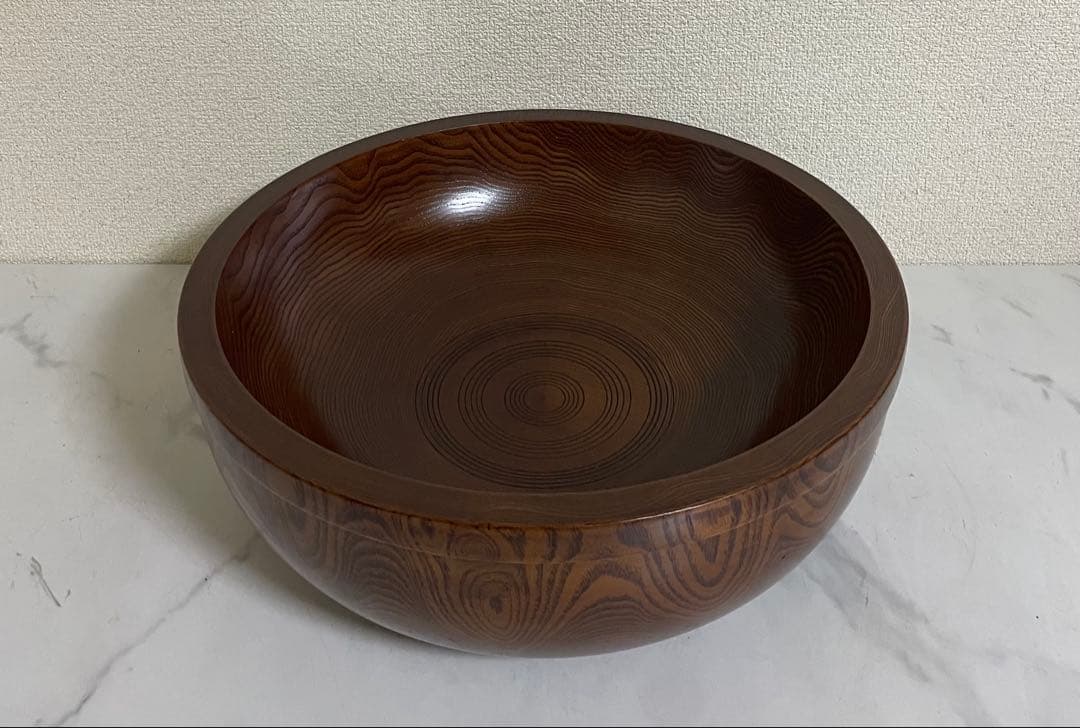 天然木製　こね鉢　手打ち道具