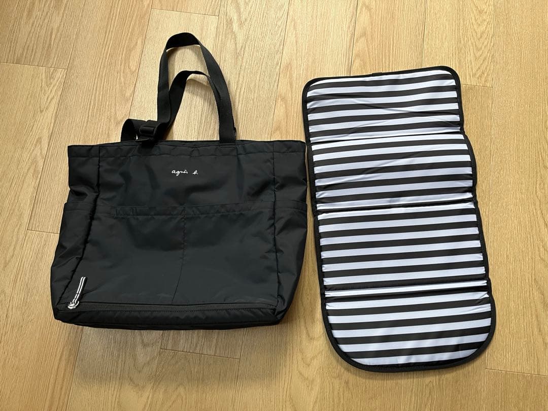 アニエスベー マザーズバッグ おむつ替えマット付き