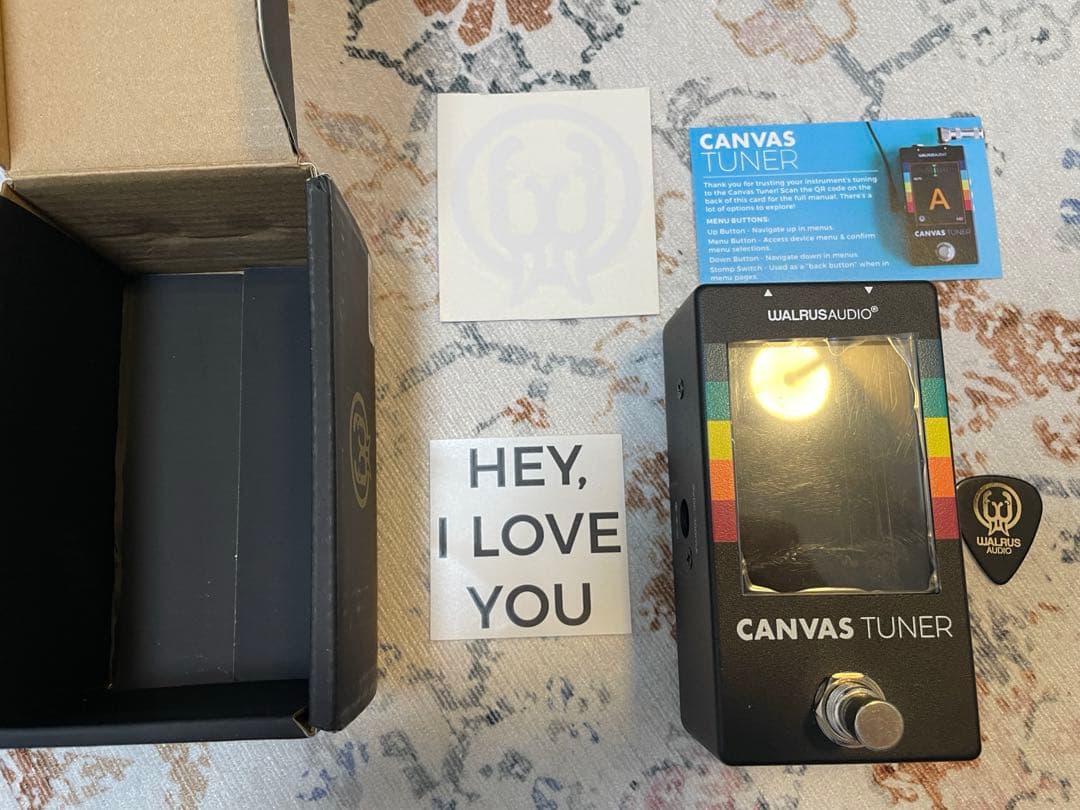 Walrus audio canvas tuner チューナー