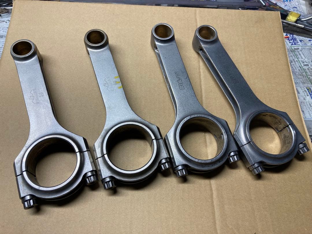 ランエボ 4G63 イーグル 鍛造Hビームコンロッド 4本セット