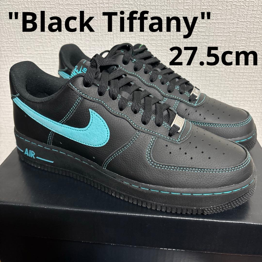 サ*ー様 Air Force 1 Black Tiffany エアフォース1 テ